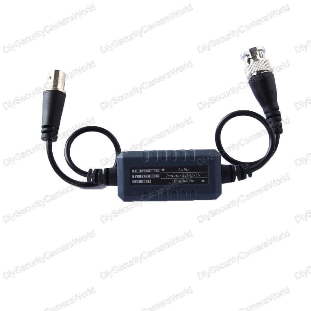 HD Video Balun Ground Loop Isolator BNC For CCTV Camera