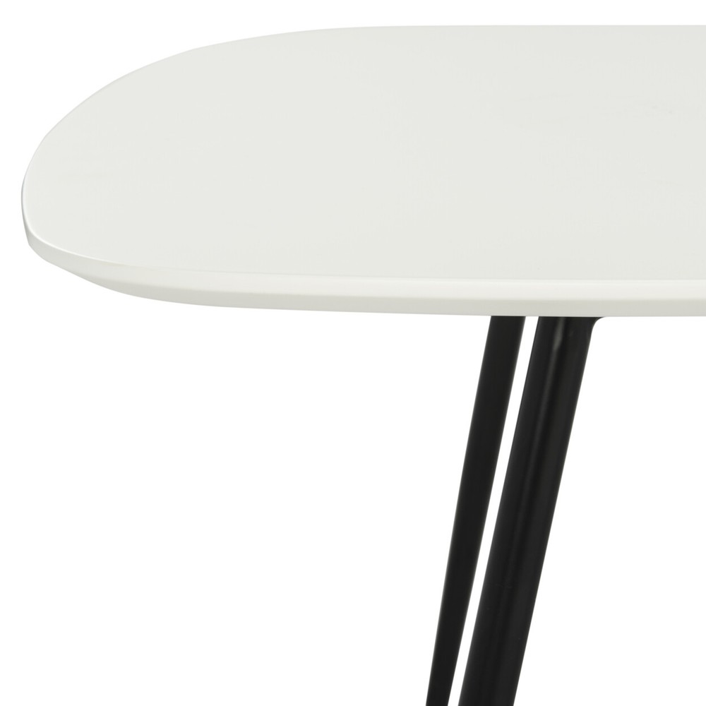 SAFAVIEH Jasmine Bi Level Coffee Table | White / Grey |