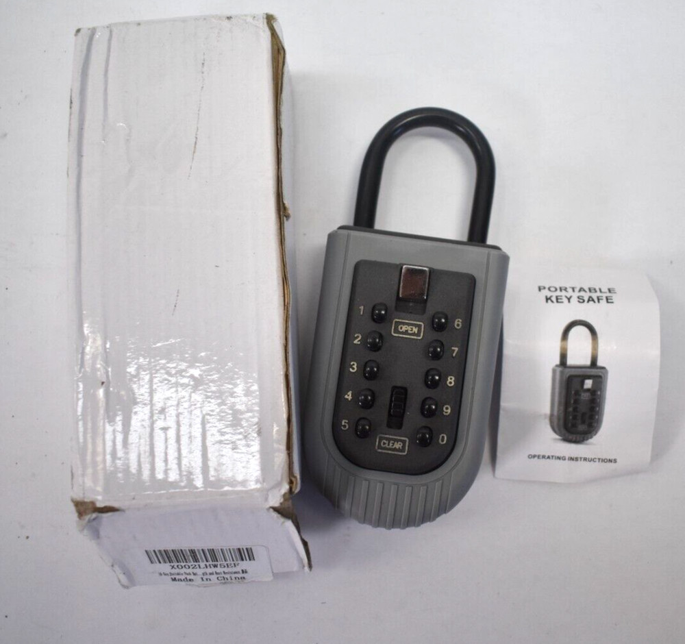 CCYX Portable Key Lock w 1000 Personalized Codes Strength/Rust Resistant