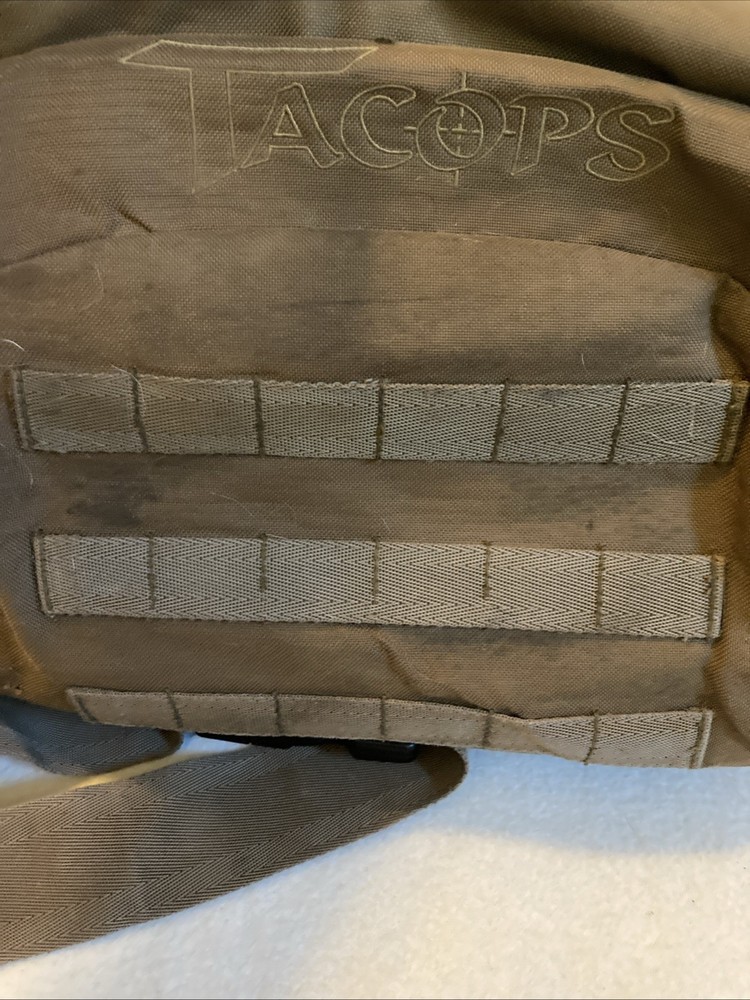 TACOPS Military Backpack. Specific Model Unknown. See Description