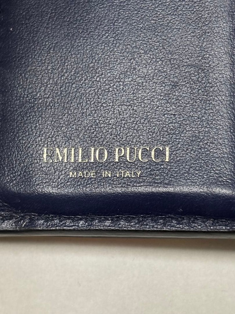 Emilio Pucci Tri-fold Wallet Vivara Pattern