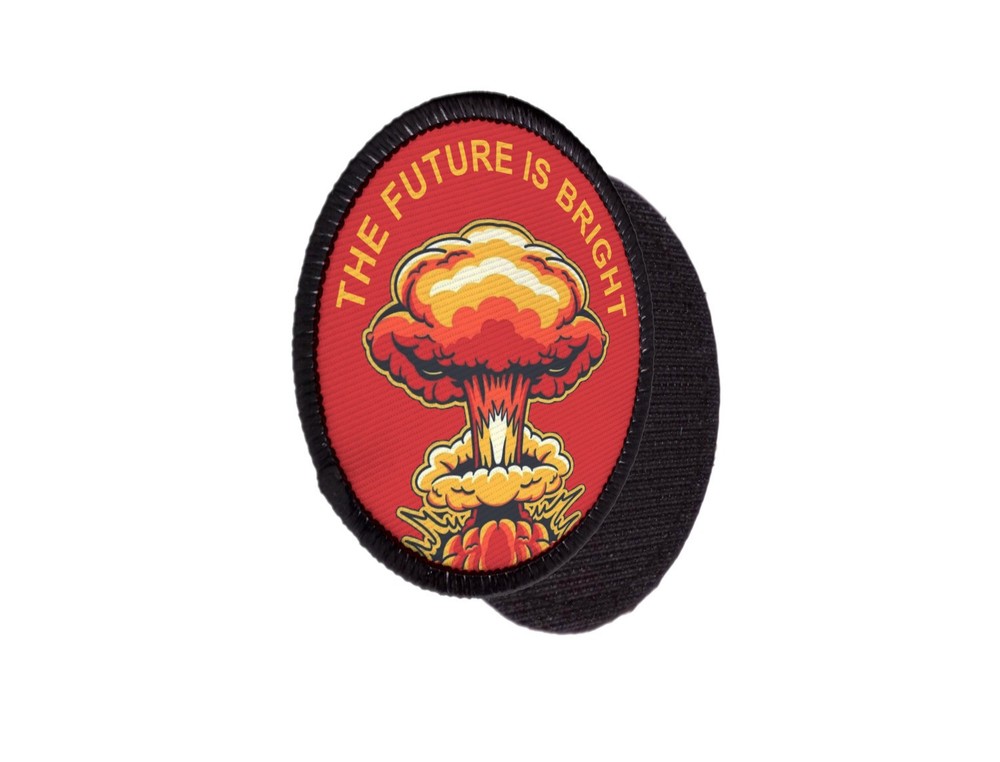 Future Is Bright Nuclear War Explositon Patch Sew on [sub]