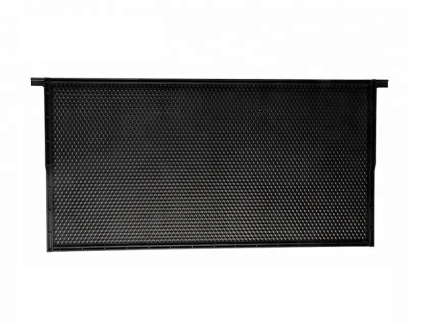 20 Plastic Bee Frames | Wax Foundation for Bee Frames Sheet Deep - BLACK-YELLOW