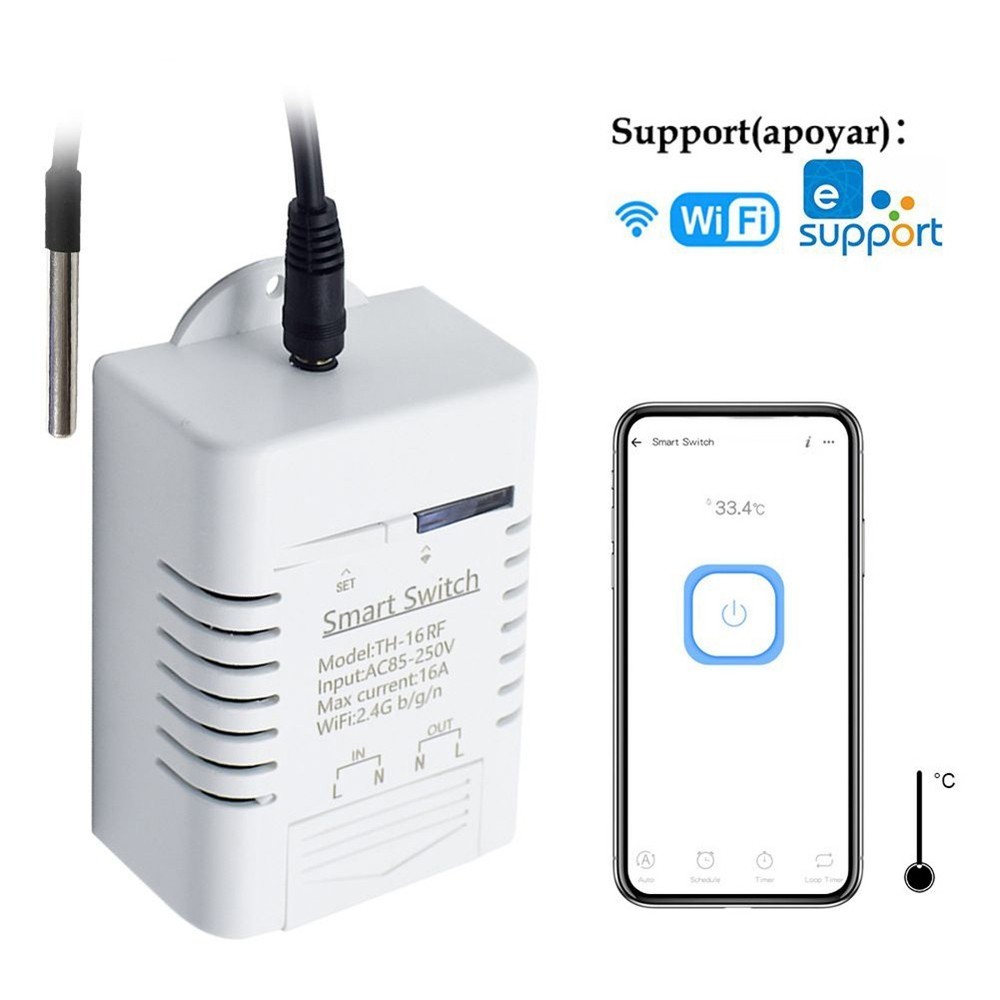 High Quality Temperature Sensor Smart Switch Wireless With Probe 3000W