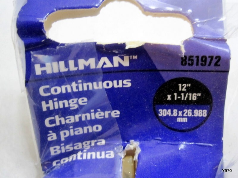 Hardware Essentials Continuous Hinge Brass (12" x 1-1/16")