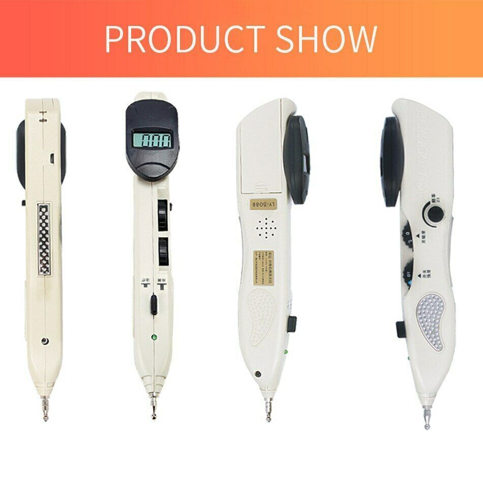 Pointer Digital Electronic Acupuncture Pen Stimulator Pain Relief Auto Massager