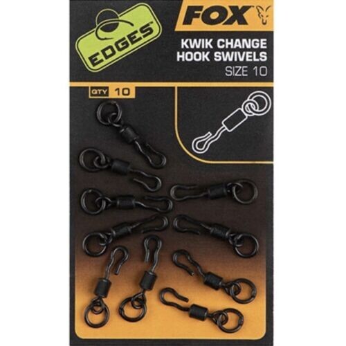 Fox Kwik Change Hook Swivels Size 10 And Size 11