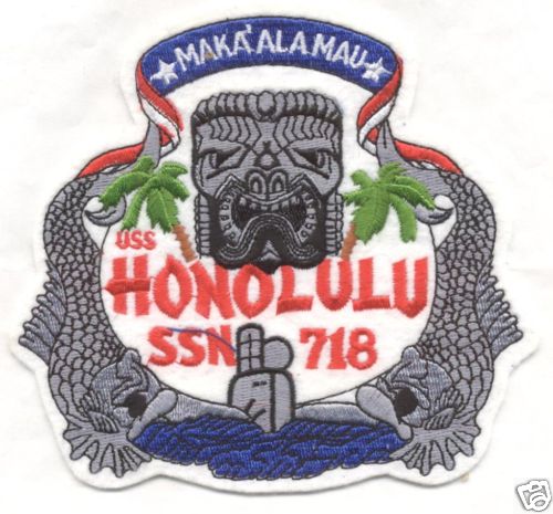 SSN-718 USS HONOLULU  patch