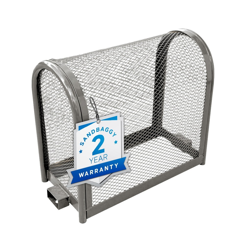 Backflow Security Cage – Backflow Preventer Enclosure (Gray, Medium) - Sandbaggy