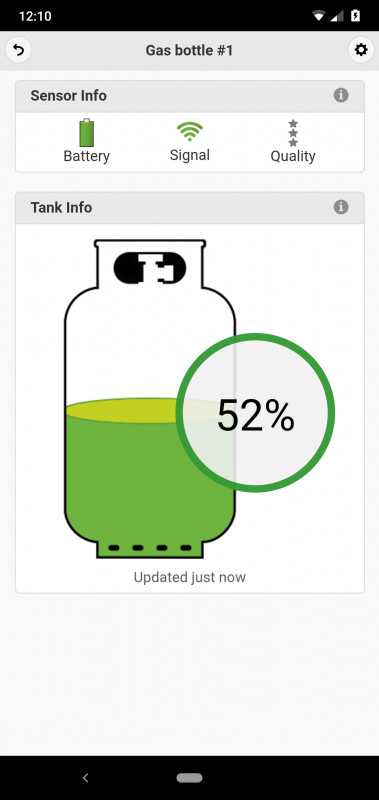 BMPRO SMARTS-P Propane Tank Gas Level Indicator Magnetic Type SMARTSENSE PREMIU