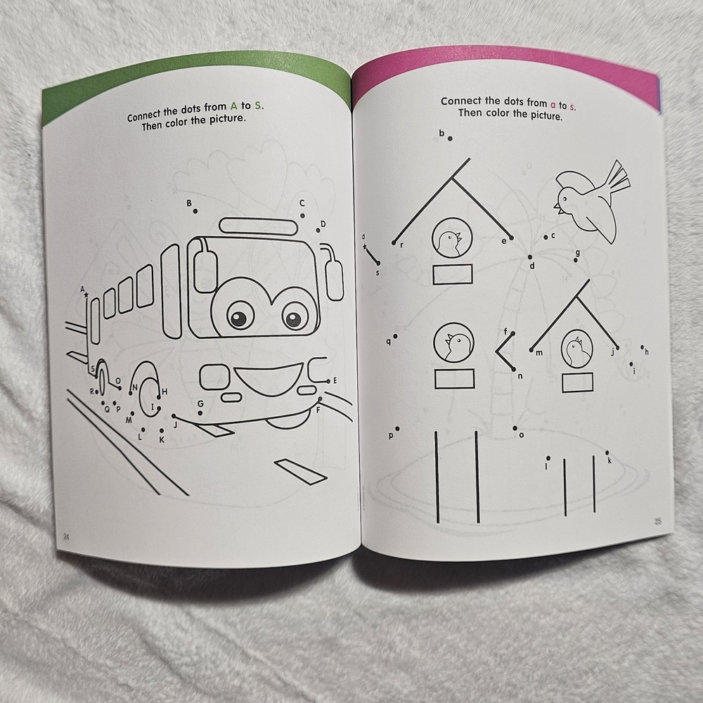 Children Activity Book | Ages 4-6 Fun Learning Activities | New