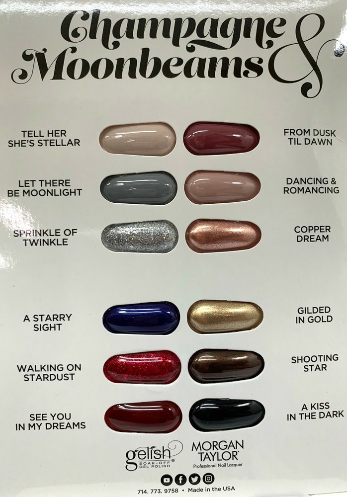 Harmony Gelish - Champagne & Mooonbeams '19 Collection-Choose Any Shade 0.5oz