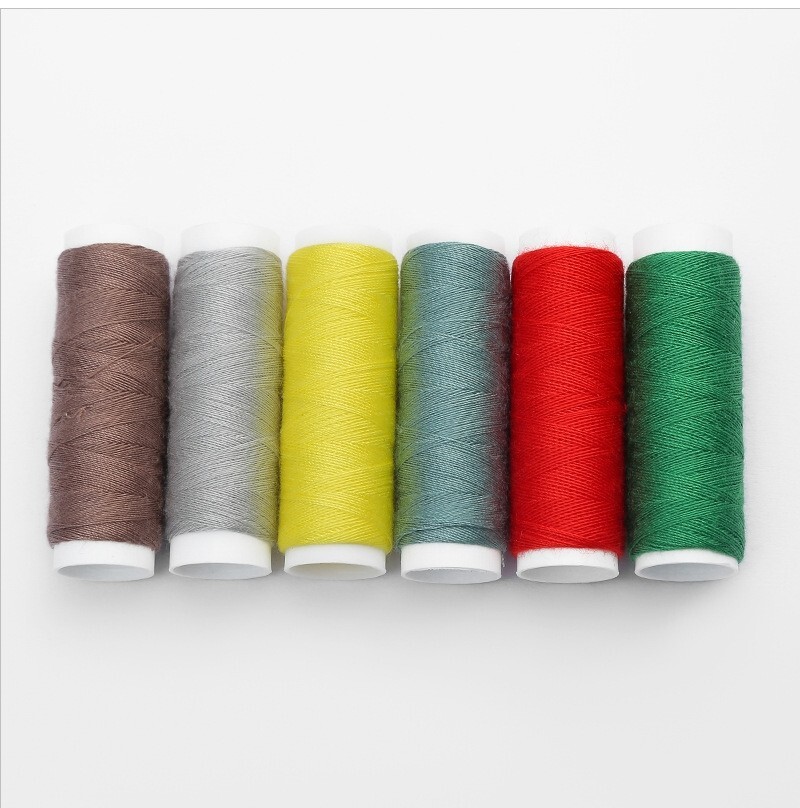 39 Colors Mixed Polyester Spool Sewing Thread Kit Storage box 109 Yards/roll