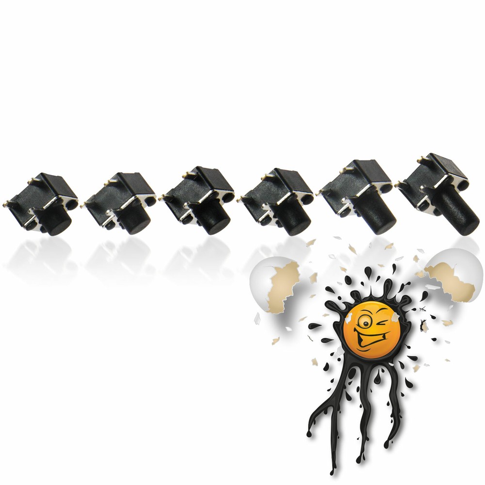 5 x Arduino DIY Mini Push Button Push Button 90 Degree 3 Pole 4.5x4.5mm Micro Switch