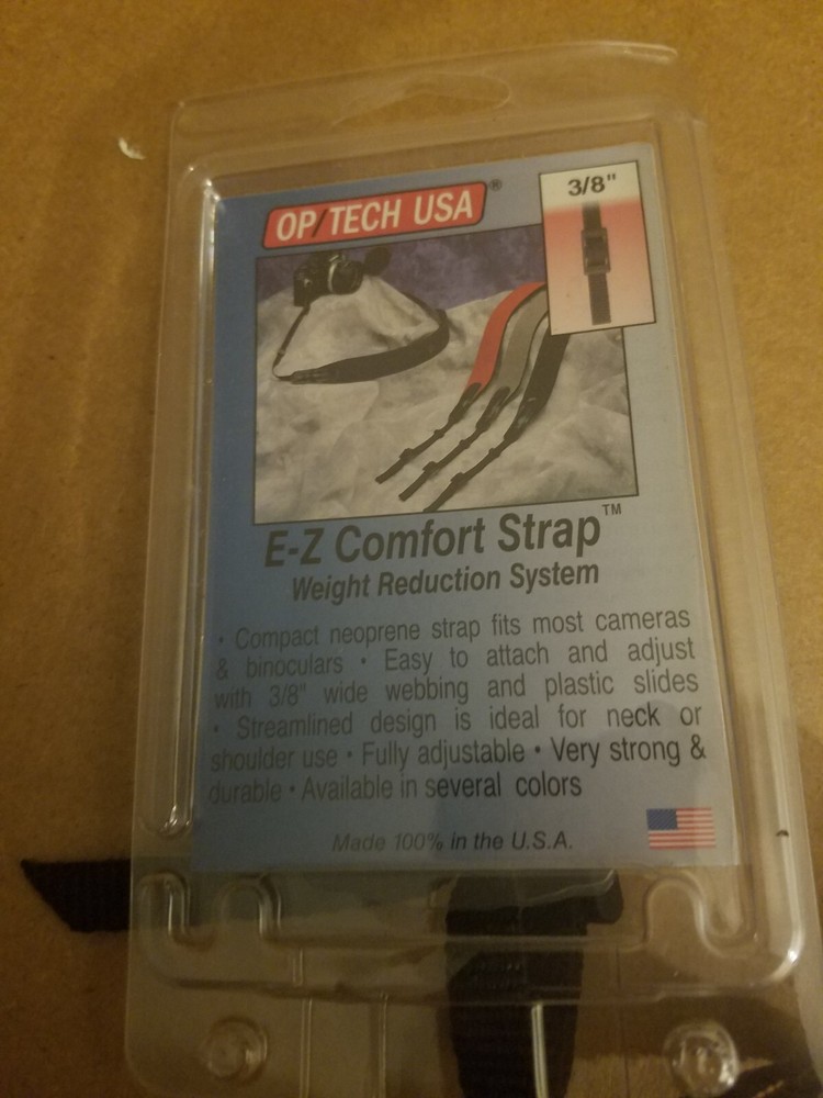 New OP Tech E-Z Comfort Strap 3/8" Red OP-TECH Camera Strap