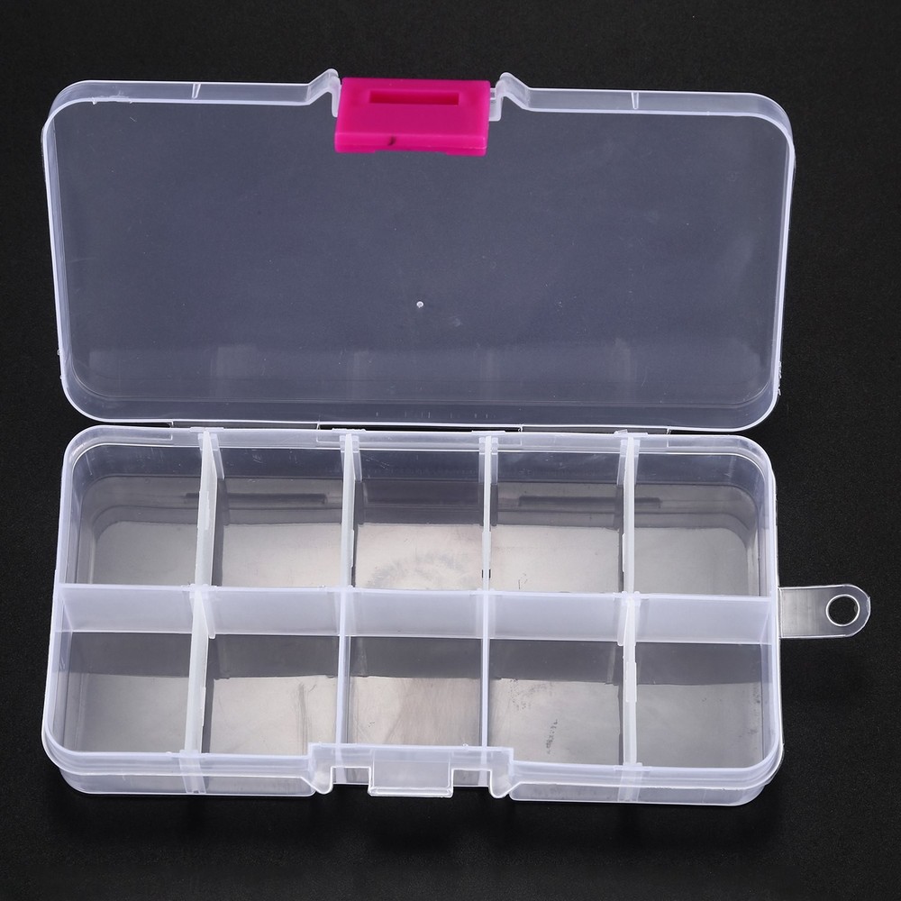 3pcs 10 grid plastic storage container for electronic composer7767
