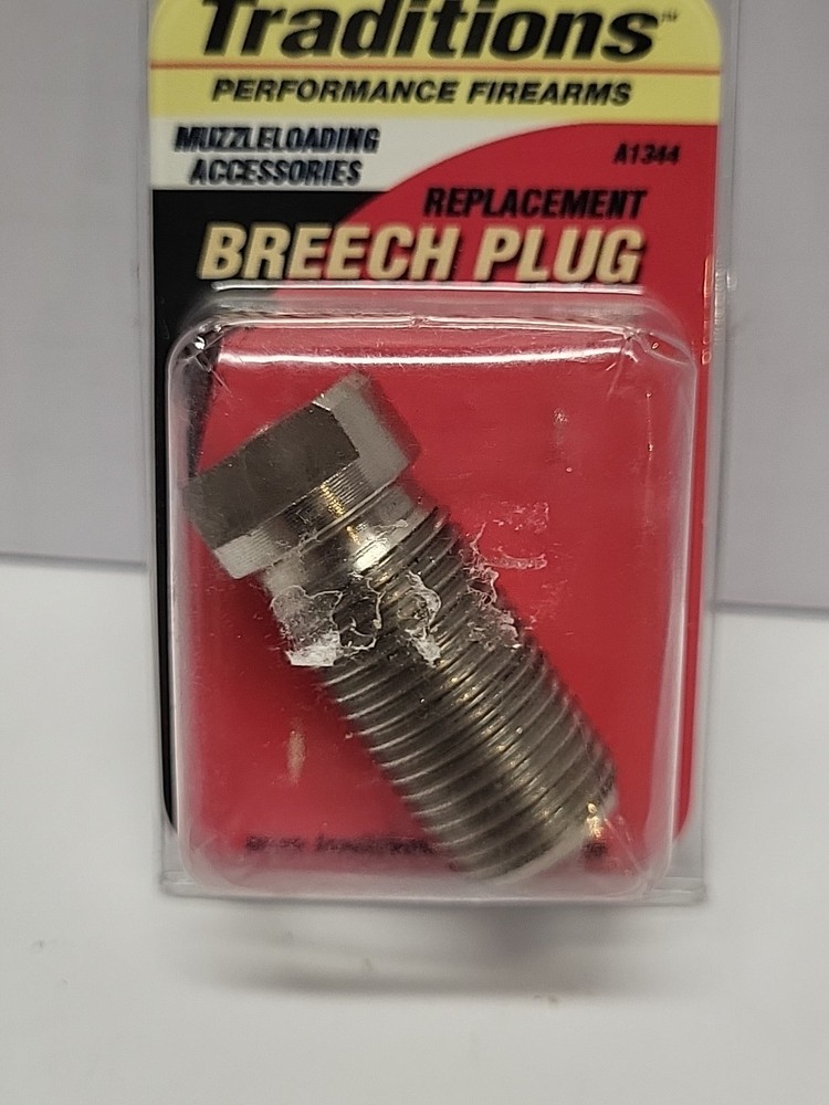 TRADITIONS REPLACEMENT BREECH PLUG A1344 IN LINE & BOLT ACTION MUZZLELOADERS