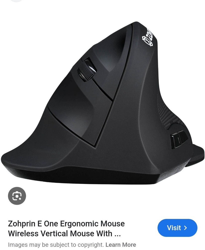 Zohprin E One Ergonomic Mouse - Vertical