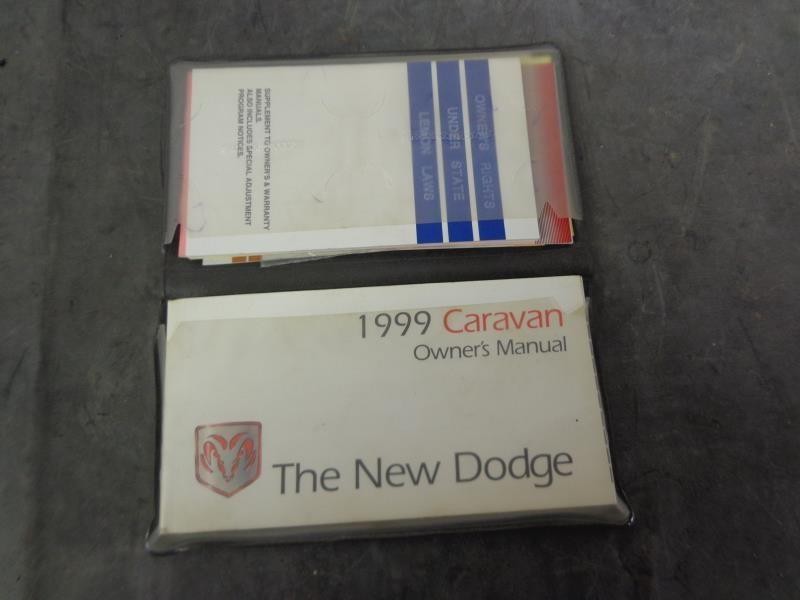 1999 CARAVAN OWNERS MANUAL