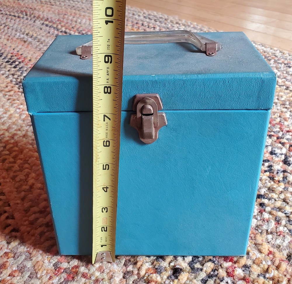 Vintage Cardboard 45 Record Holder Storage Carrying Case