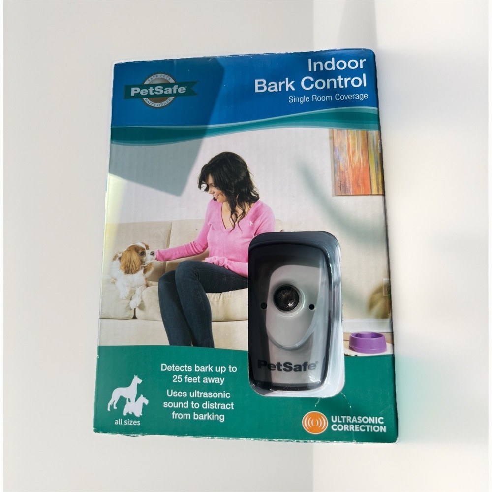 PetSafe Indoor Bark Control Ultrasonic Trainer Portable Single Room Coverage