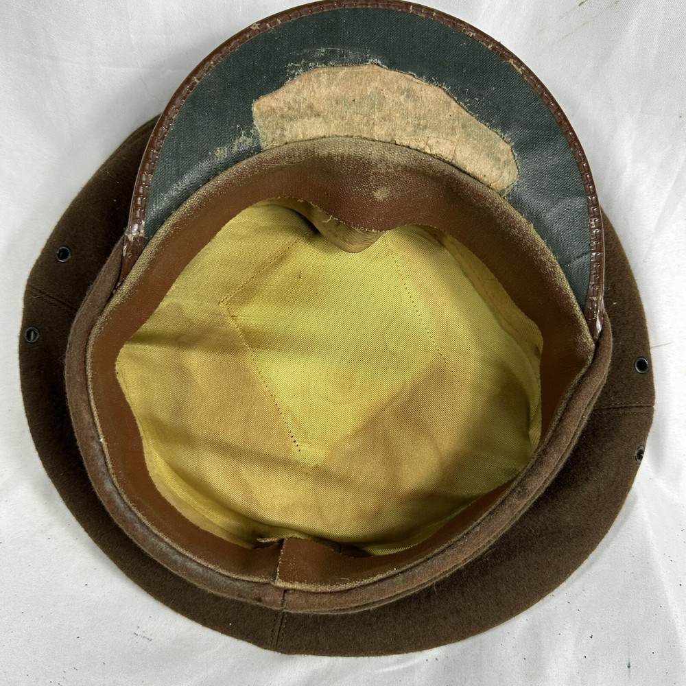 WWII US Army Wool Visor Hat Original Size 7