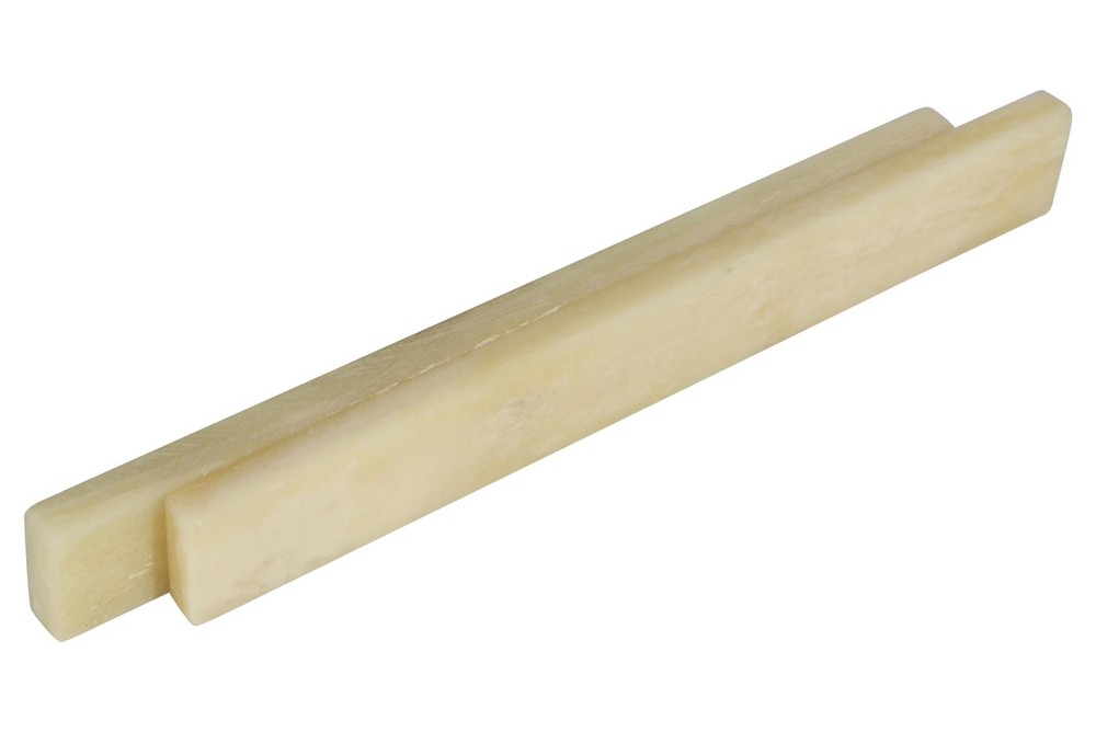 Bone Saddle Blanks Unbleached - 3.5" x .43" x .14" - 2 pack