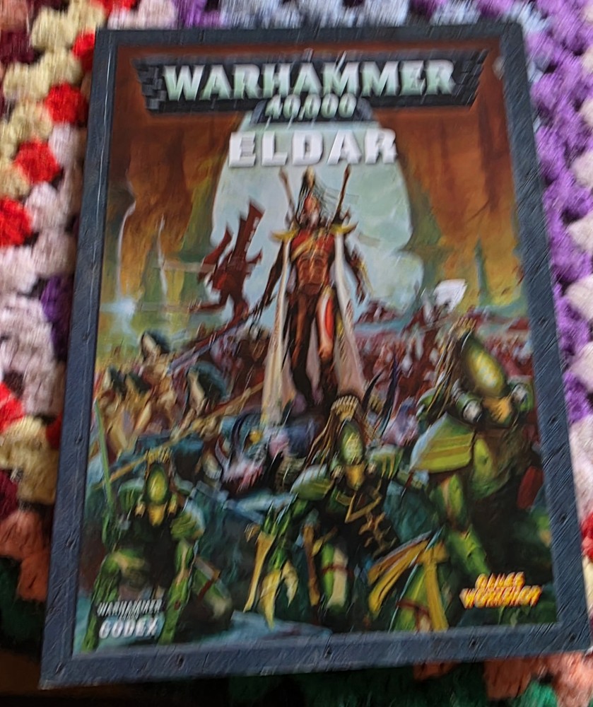 Warhammer 40k Eldar Codex  softcover  book