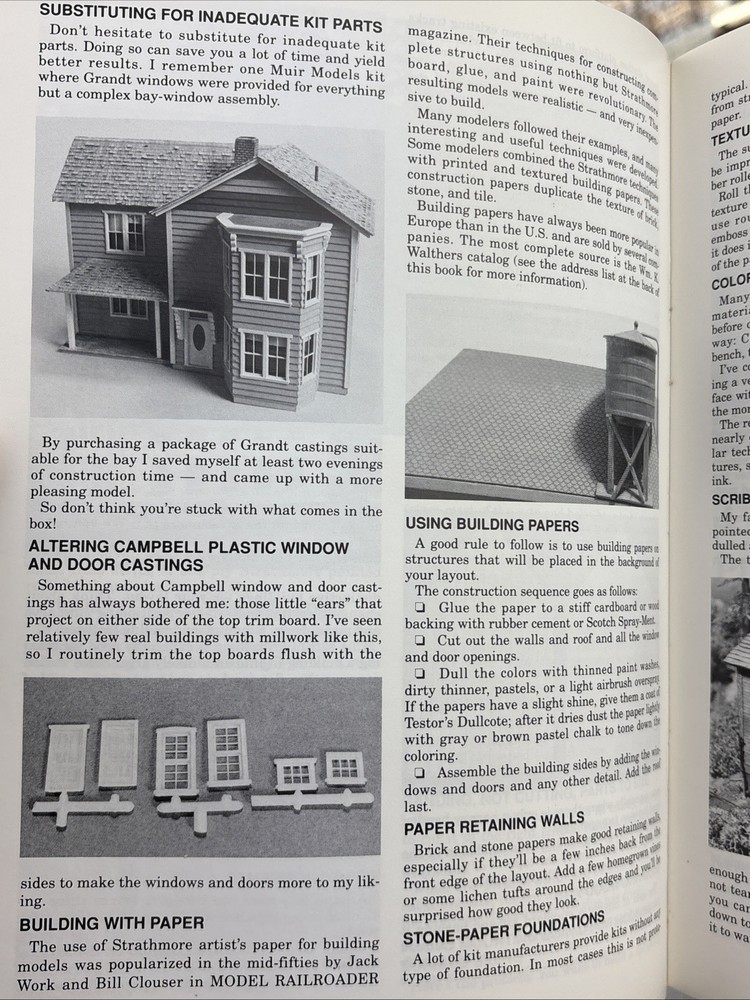 222 Tips For Building Model Railroad Structures (Dave Frary) Handbook No. 34