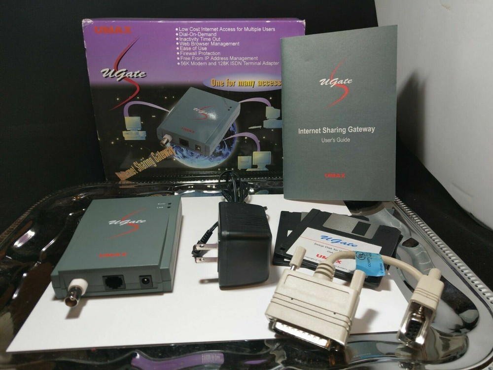 Ugate UMAX INTERNET SHARING gateway old technology
