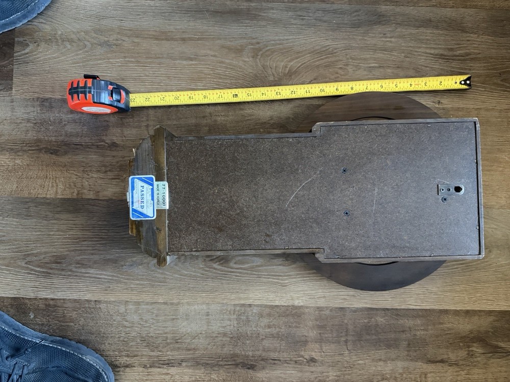 ANTIQUE REGULATOR PENDULUM WALL CLOCK Tested W/ Key