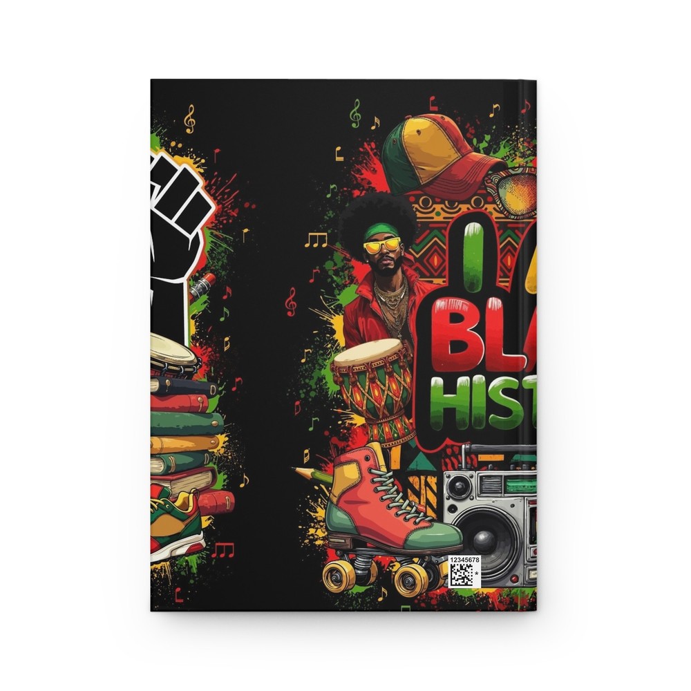 Black History Book Hardcover Journal | Matte Notebook