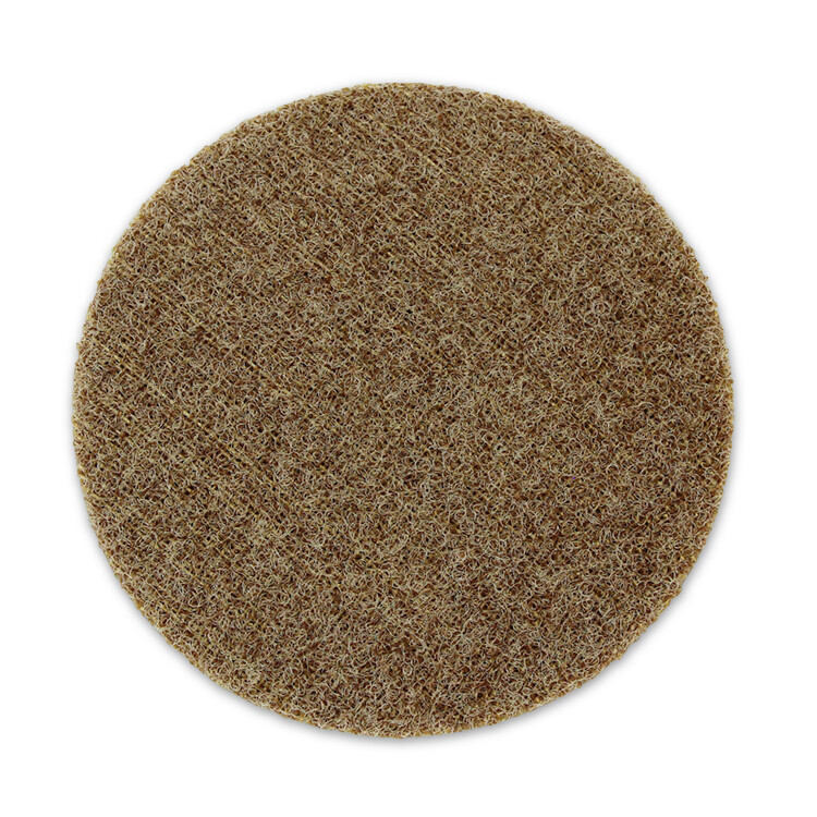 10 Pack - 5" Hook and Loop Surface Conditioning Sanding Discs, Tan - Coarse