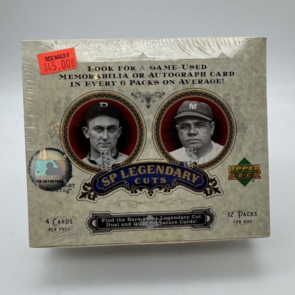 2006 Upper Deck SP Legendary Cuts Baseball Box