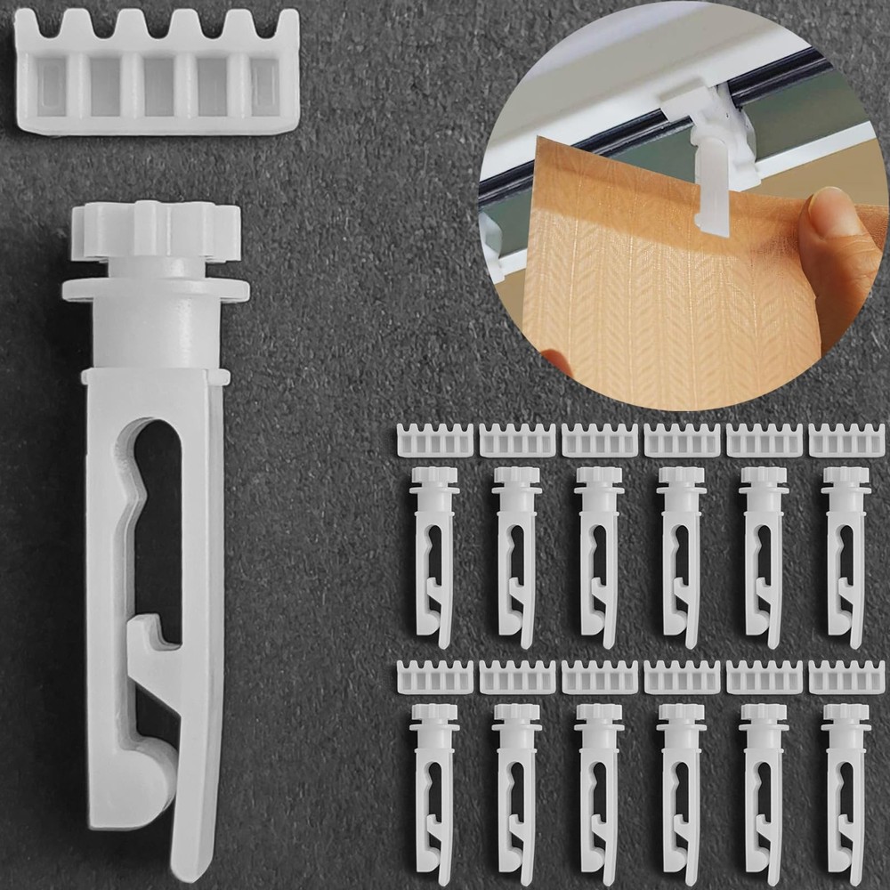 Vertical Blinds Replacement Stem and Gear, 12 Sets, Durable, Easy Install