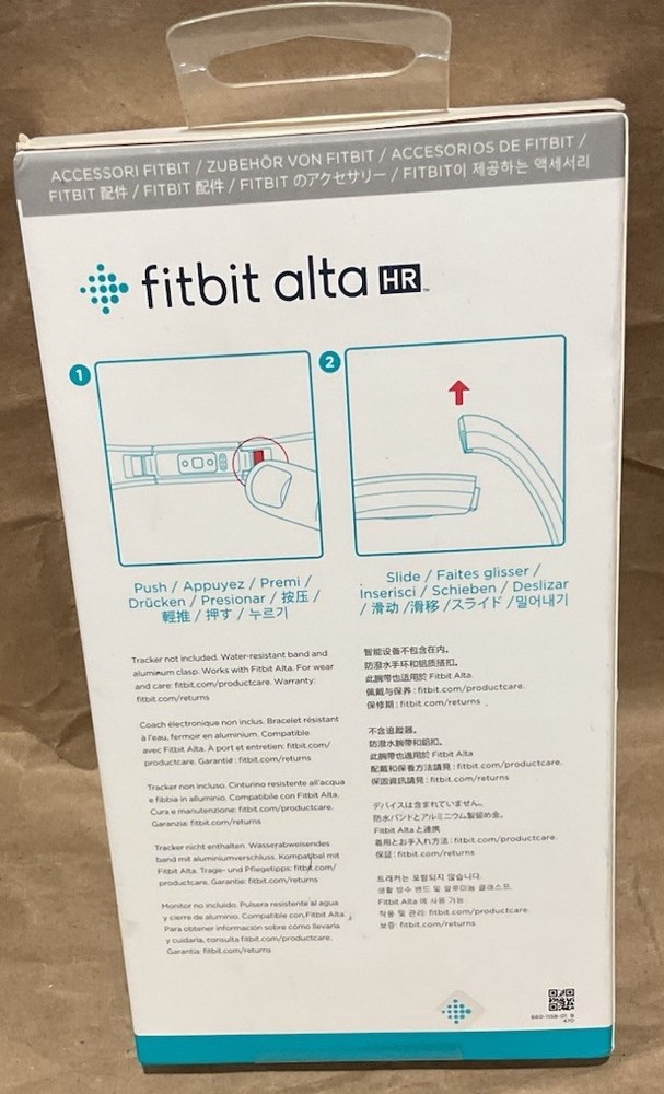 Fitbit Alta Classic Accessory Band (L) , Graphite Clasp CHEAPEST ON EBAY