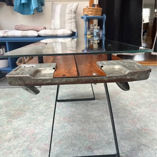 Repurposed Vintage Mac Tools Mechanic’s Creeper Coffee Table