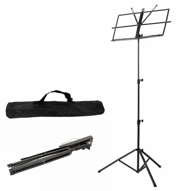 Portable Foldable Music Stand – Adjustable Height – Lightweight & Durable - New