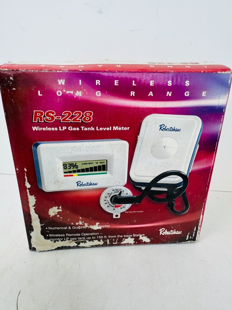 Robertshaw Wireless LP Gas Level Tank Meter RS-228 Missing Sensor Open Box
