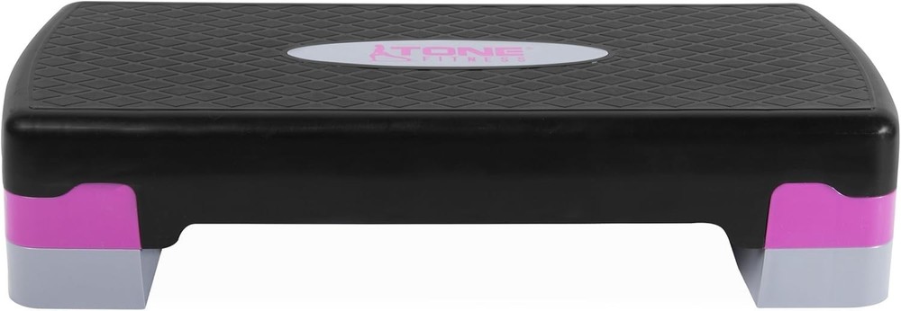 Versatile Exercise Step - Compact Design with 200 lb Capacity & Workout Chart