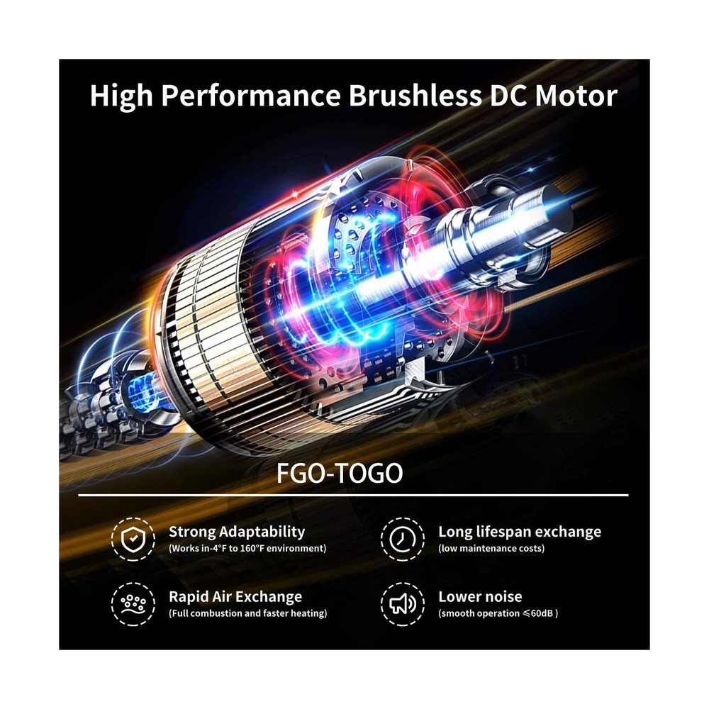 RV Tankless Water Heater, 65000 BTU Propane Water Heater with 15"x15" Door, R...