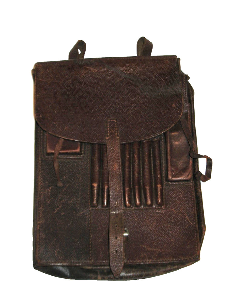 WW 11 War German Map Case Makers Name Printed Extra Nice Original Condition