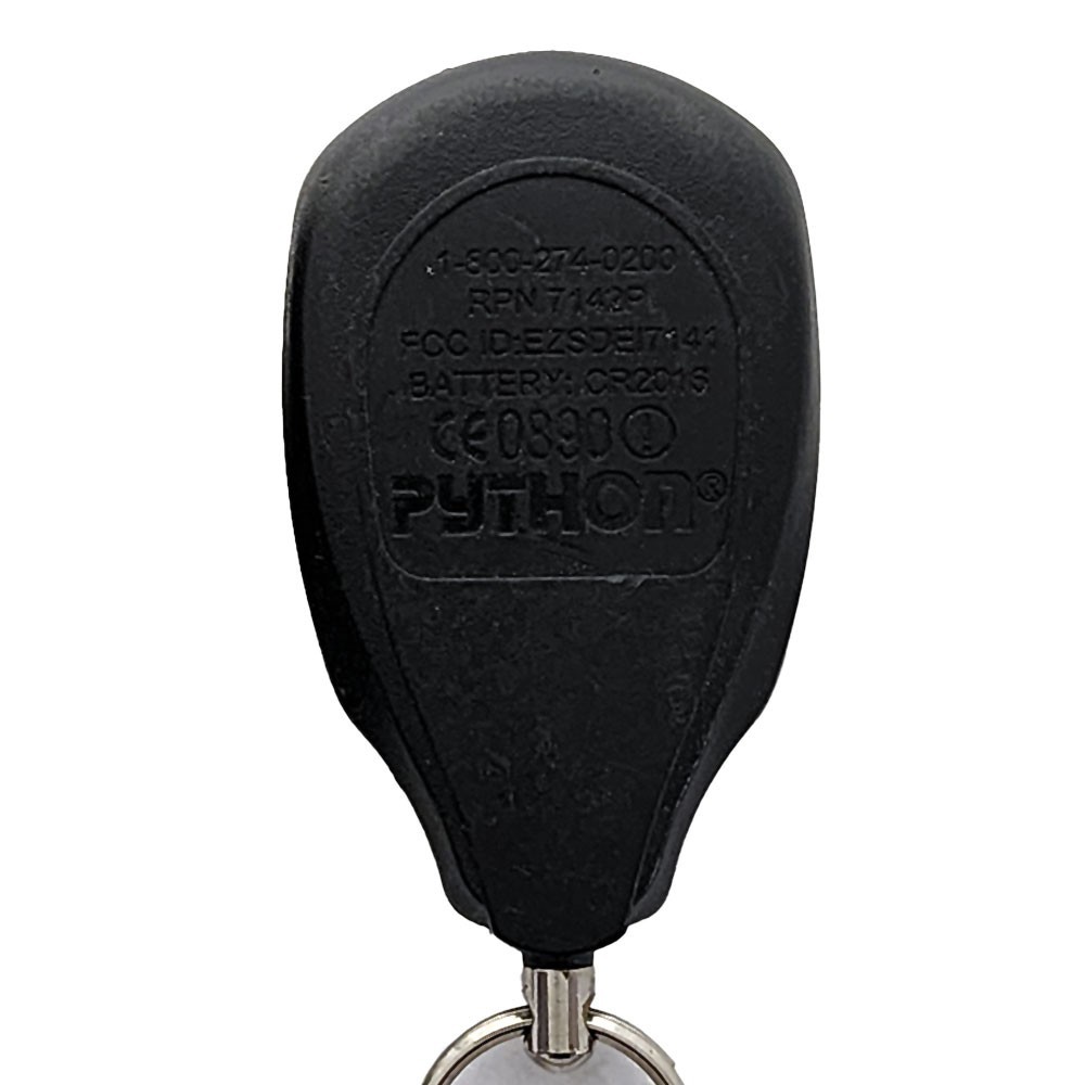 4-button PYTHON (DEI) 7142P Keyfob Remote FCC ID EZSDEI7141