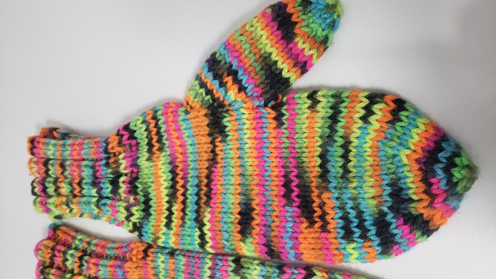 Mitts Hand Made Colourful