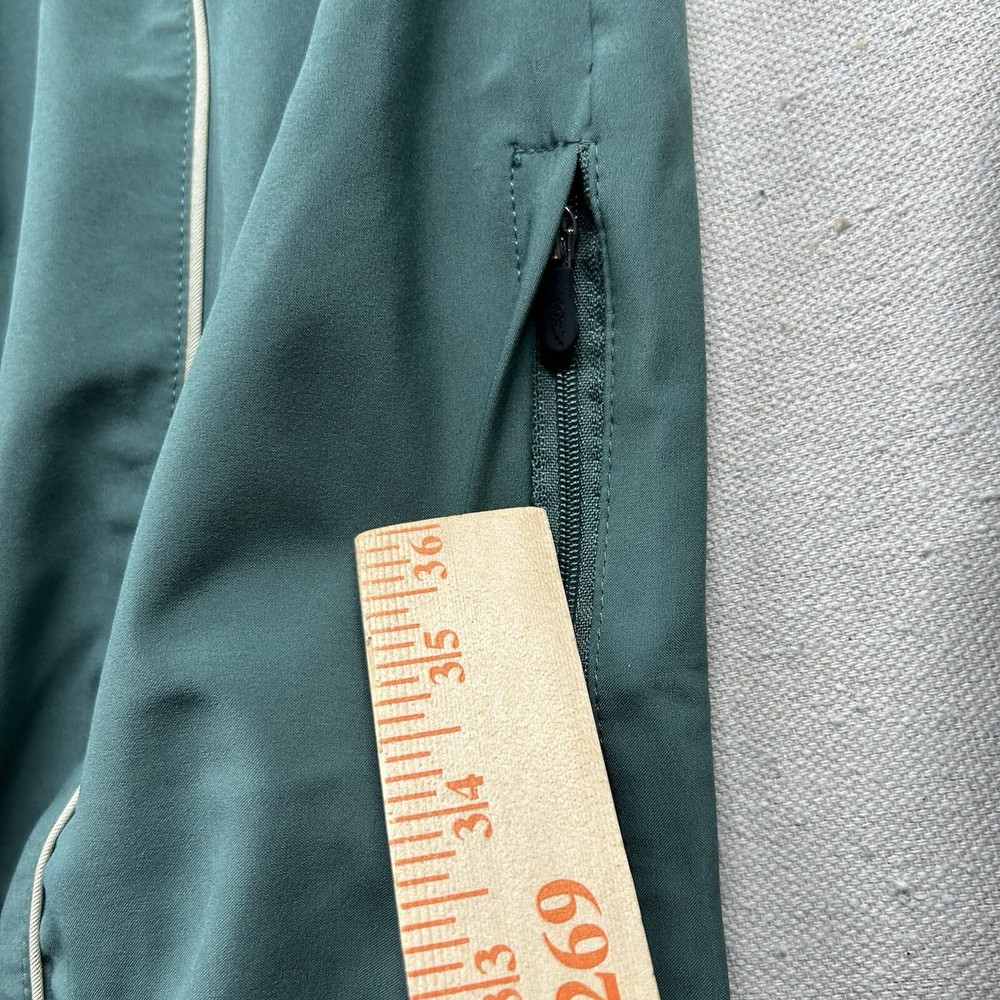 Straight Down Performance Jacket Mens XL Golf Pullover 1/4 Zip Sage Wind Rain