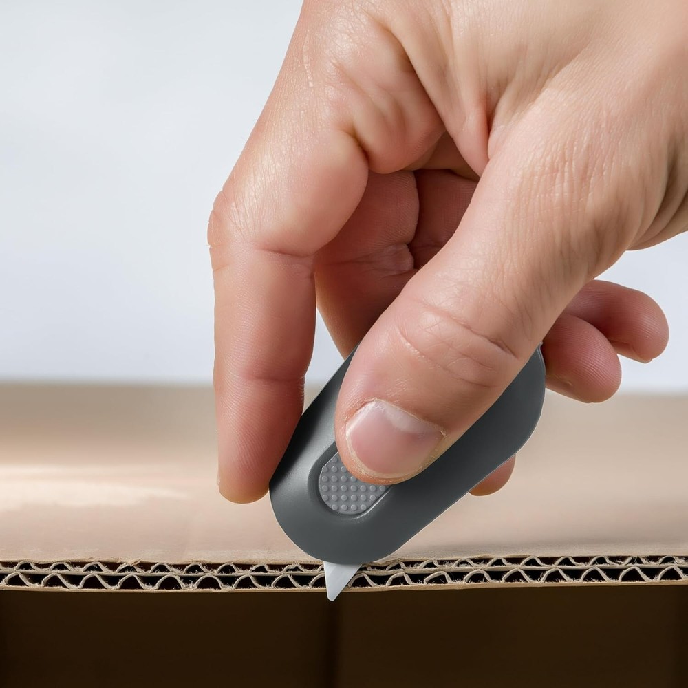 "Slice Mini Box Cutter | Manual 1 Pack, Millennial Gray, Retract "