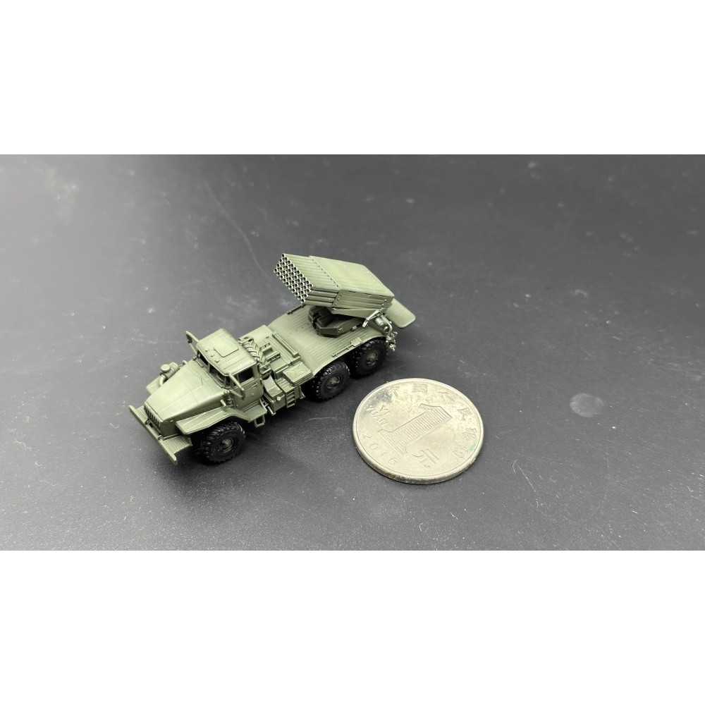 1/144 Soviet BM-21 Grad Multiple Rocket Launcher System Painted Finished Model