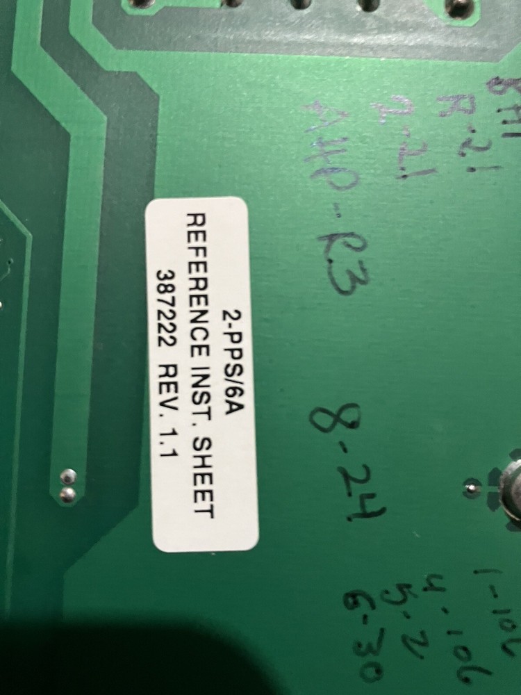 Edwards, EST2, 2-PPS/6A Primary Power Supply