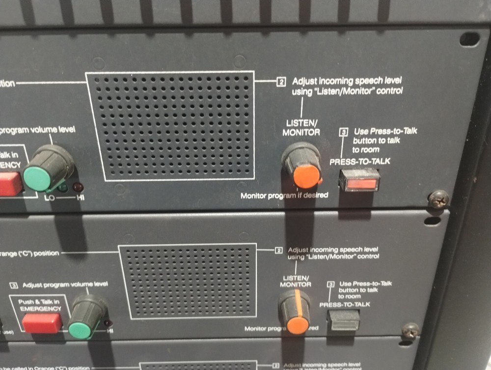 RAULAND-BORG MCZ300 INTERCOM & PROGRAM CONTROL CENTER CONSOLE PA 6 MO WARRANTY