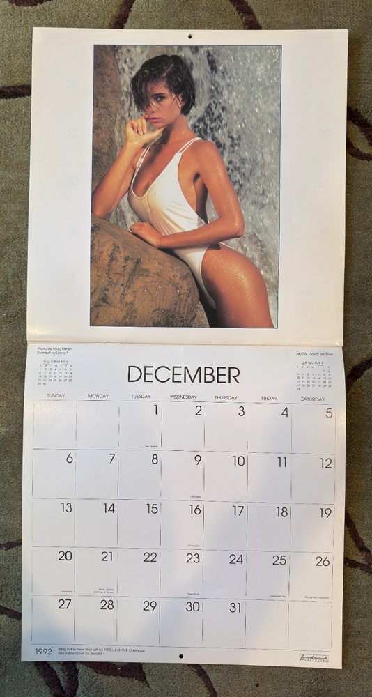 Splash 1992 Swimsuit Calendar - Very Nice Condition!